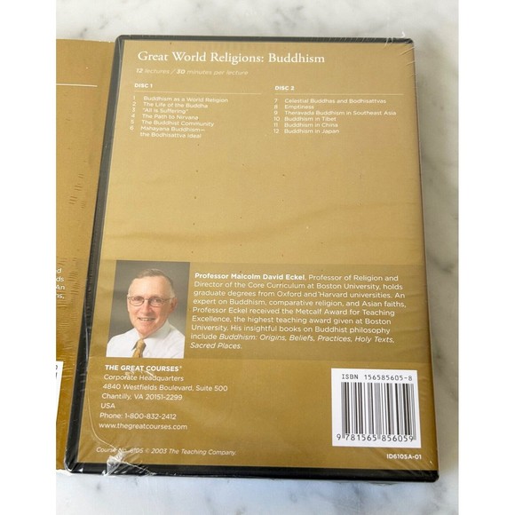 Great Courses Great World Religions-Buddhism DVDs-Guidebook-Transcript Book NEW - Picture 7 of 7